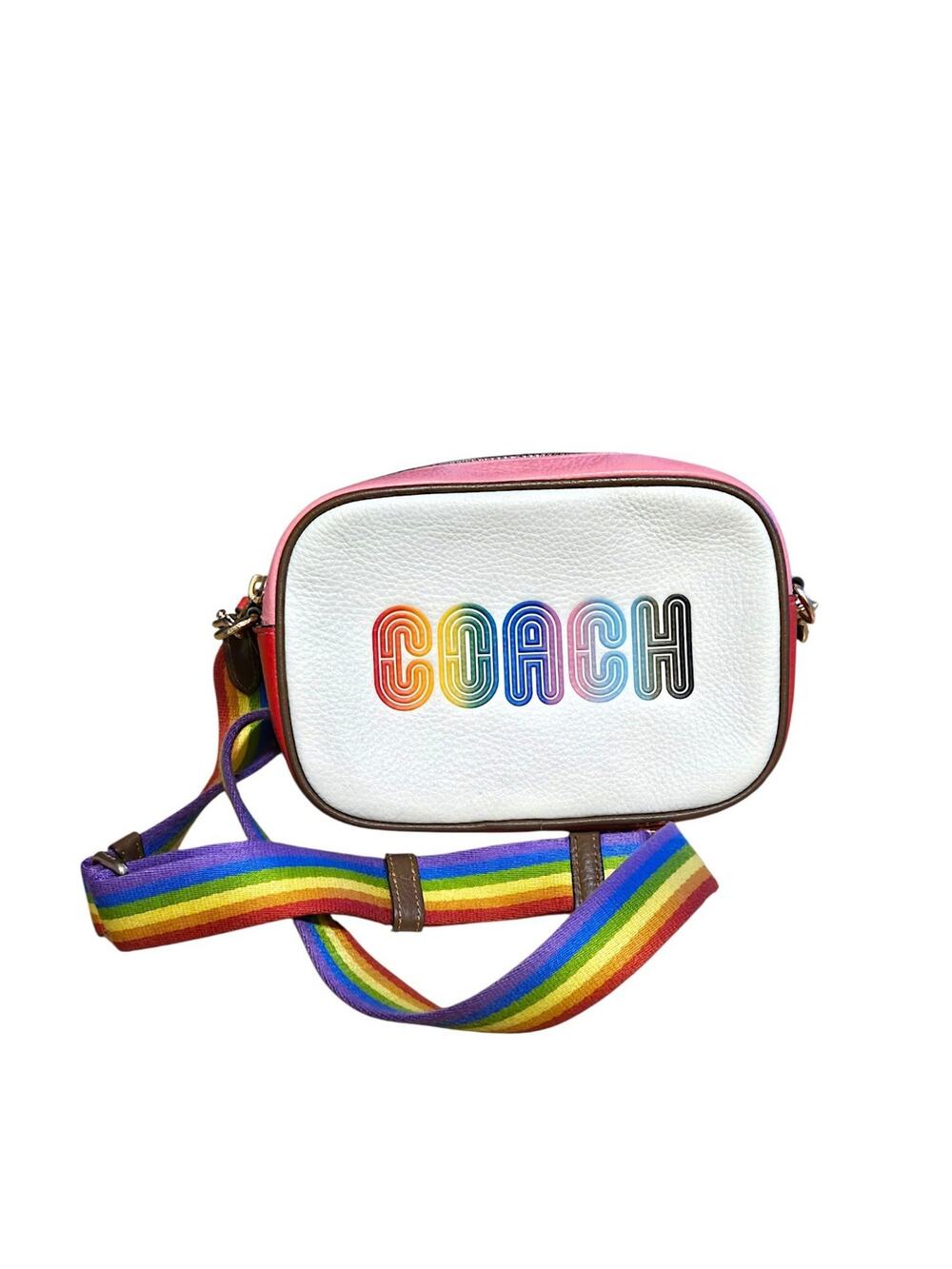 Coach Mini Jamie Camera Bag Chalk Multi C9939 Pride Collection